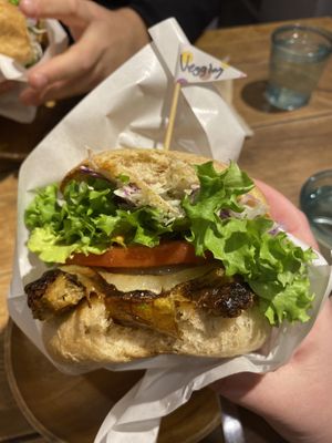 Burger  #Veganuary at Vegginy in Kyoto