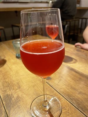 Seasonal kombucha  at Vegginy in Kyoto