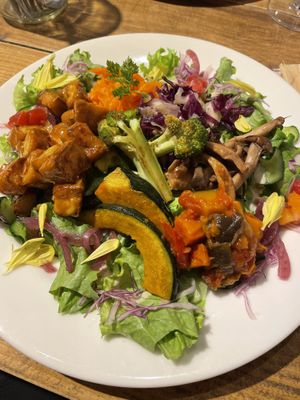 Power Buddha bowl  at Vegginy in Kyoto