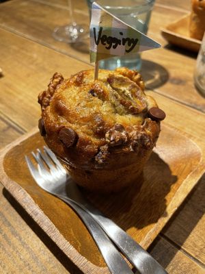 Delicious muffin  at Vegginy in Kyoto