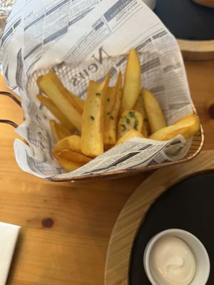 Amazing fries  at Flavours Spot in Setubal