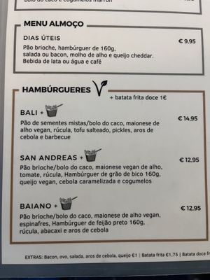 Vegan options   at Flavours Spot in Setubal