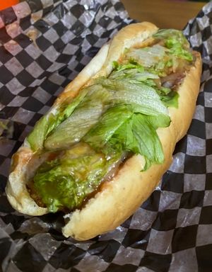 Mega Hotdog at La Selvita in Merida