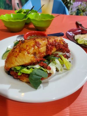 Wet torta at La Selvita in Merida