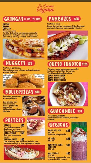 Menu 04/2023 at La Selvita in Merida