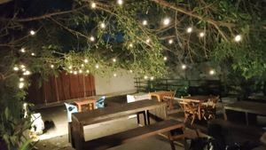 Rooftop seating at La Selvita in Merida