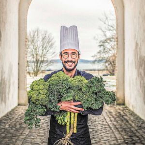 Thomas Kurek is the chef at RARTSTED in beach town Loekken in Northern Denmark at Rartsted in Loekken