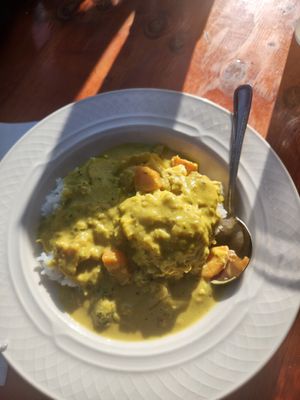 Curry at Denali Brew Pub in Talkeetna