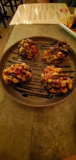 Bruschetta at Bar Vegan in Albany