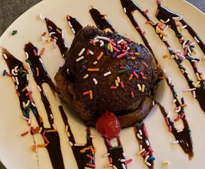 Fried Ice Cream  at Bar Vegan in Albany