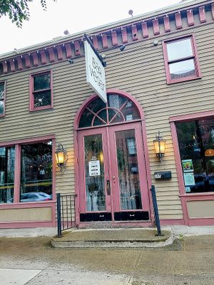 Parking on Lark St is free! at Bar Vegan in Albany