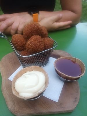 Bieterballen at Boscafé Merlijn Gaststätte in Kranenburg