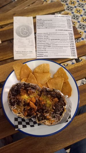 Huge portion :) at El Burro Triste in Almeria