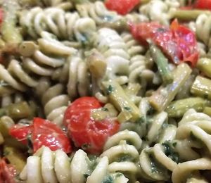 Asparagus Pasta Salad at Taste: Plant Based in Blackwood