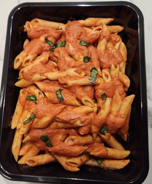 Penne in Pumpkin Rosa at Taste: Plant Based in Blackwood