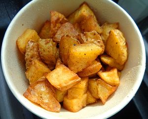 Breakfast Roasted Home Fries Side. Delicious! at Evexia in Aurora