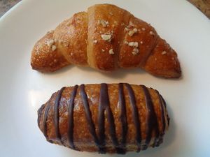 Pistachio and Chocolate Croissants at Evexia in Aurora