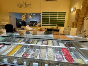 Counter  at Kolibri in Belgrade