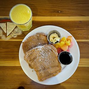 Vegan French Toast - outrageously good!   at Beach'n SF in San Francisco