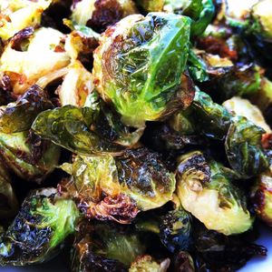 Deep fried Brussels sprouts tossed in salt and lime! at Beach'n SF in San Francisco