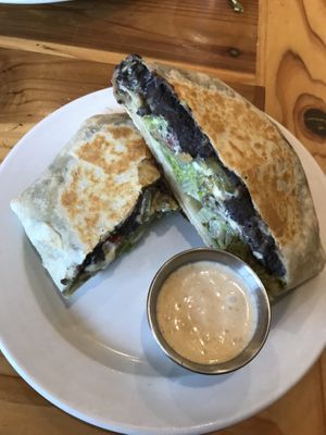 Crunchwrap! Better than taco bell (but needs more tomatoes or something fresh  at Beach'n SF in San Francisco