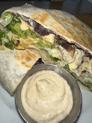 Crunch wrap   at Beach'n SF in San Francisco