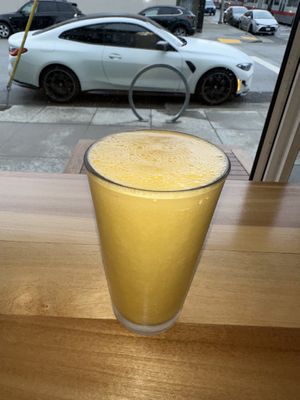 Freshly squeezed OJ  at Beach'n SF in San Francisco