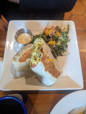 Burrito at Beach'n SF in San Francisco