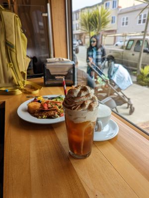 Black & tan iced coffee at Beach'n SF in San Francisco