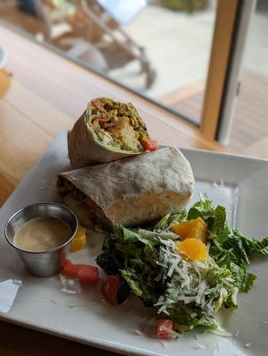 Breakfast burrito at Beach'n SF in San Francisco