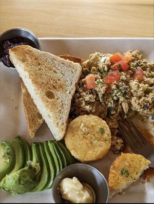Tofu scramble at Beach'n SF in San Francisco