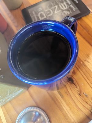 Black coffee at Beach'n SF in San Francisco