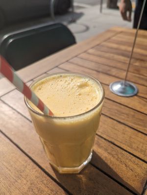 Orange juice at Beach'n SF in San Francisco