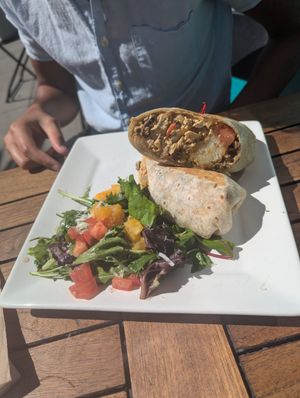 Burrito at Beach'n SF in San Francisco