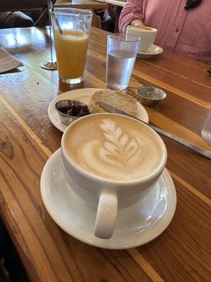 Salted caramel latte   at Beach'n SF in San Francisco