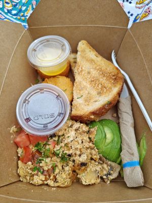 Tofu scramble at Beach'n SF in San Francisco