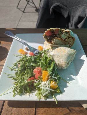 Burrito at Beach'n SF in San Francisco