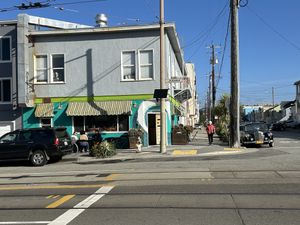 From across Judas Street   at Beach'n SF in San Francisco