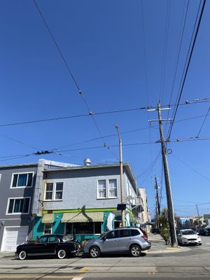 Corner of Judah and 48th Ave - Near the Muni N Line  at Beach'n SF in San Francisco