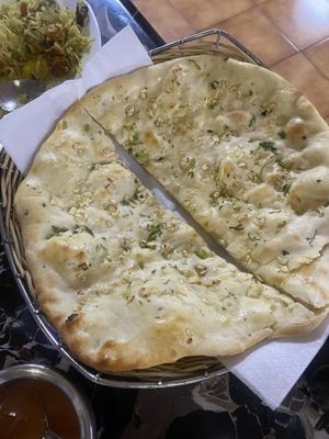 Garlic Nan   at Curry 'n' Grill House in Tenerife