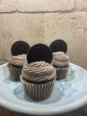 Oreo Cupcakes  at The Little Piglet Bakery in Pilot Point