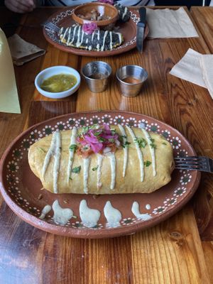 La Chimi and Empanadas   at Mis Tacones in Portland