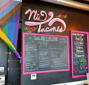 Menu at Mis Tacones in Portland