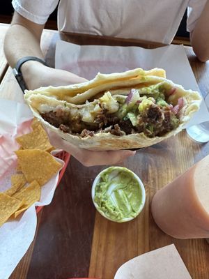 carnitas burrito ($15) - 7.5/10  at Mis Tacones in Portland