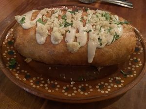 Huge portions!!!  at Mis Tacones in Portland