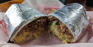 Breakfast Burrito at Mis Tacones in Portland