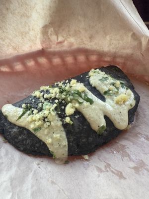 Elote empanada  at Mis Tacones in Portland