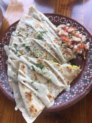 Brunch quesadilla   at Mis Tacones in Portland