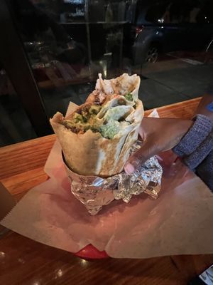 Cali burrito   at Mis Tacones in Portland