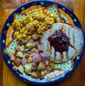 The Breakfast Plate at Mis Tacones in Portland